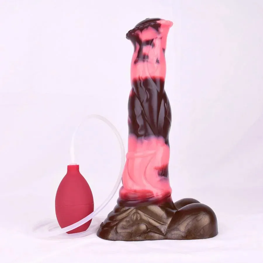 10 Inches Realistic Silicone Horse Cumming Dildo Toy