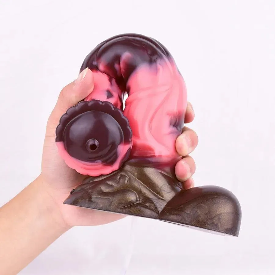 10 Inches Realistic Silicone Horse Cumming Dildo Toy