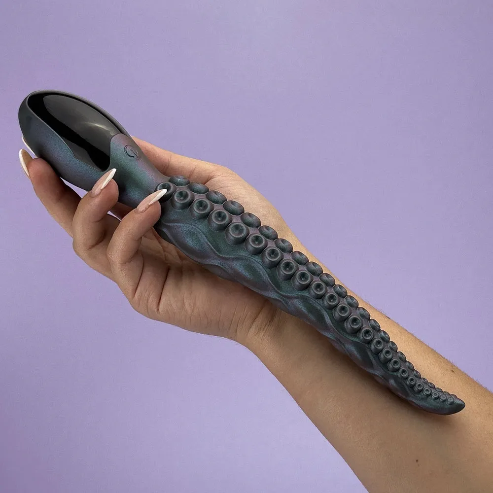 10.6" Tentavibe - Vibrating Tentacle Dildo LED Display Vibrator