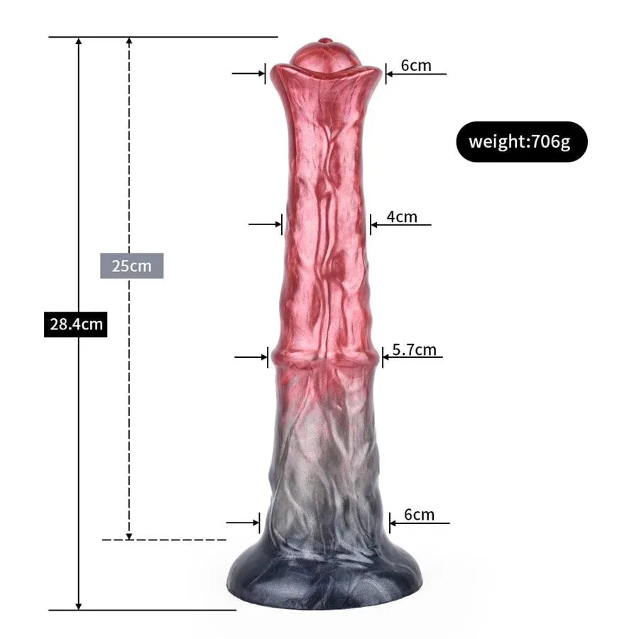 11 Inches Lifelike Silicone Horse Dildo Sex Toy