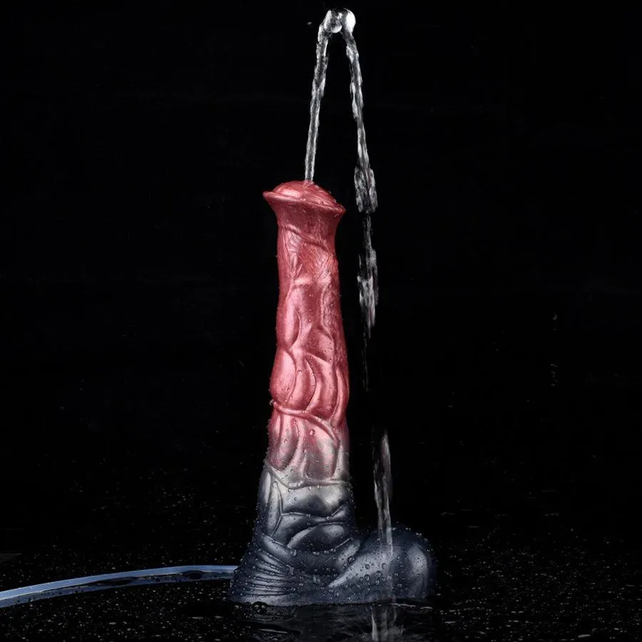 11 Inches Squirting Suction Cup Horse Dildo for Women