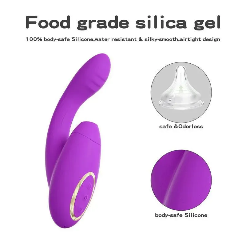 2 in 1 Sucking G Spot Vibrator for Women