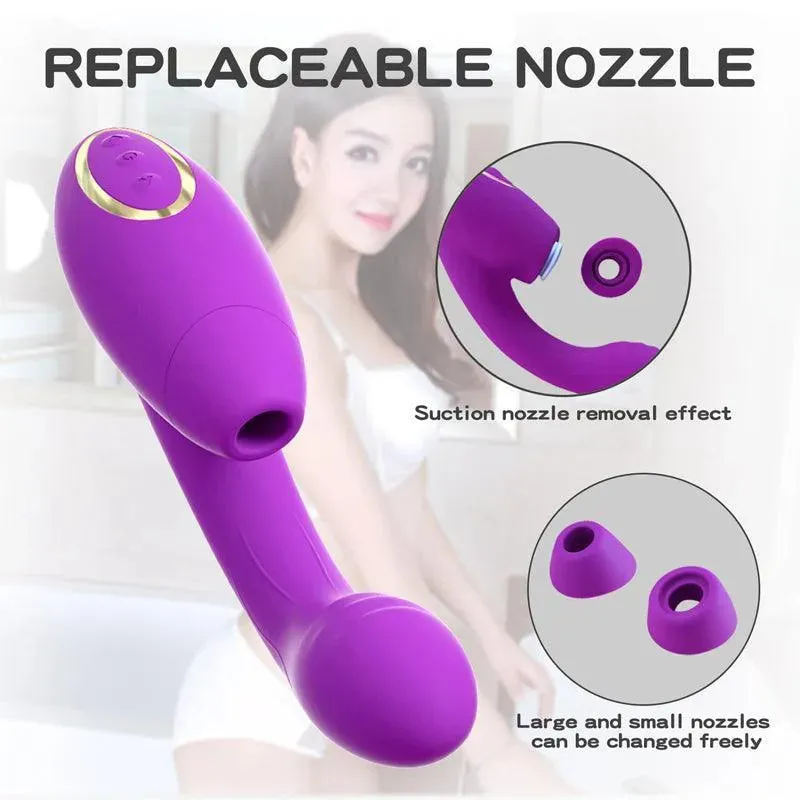 2 in 1 Sucking G Spot Vibrator for Women