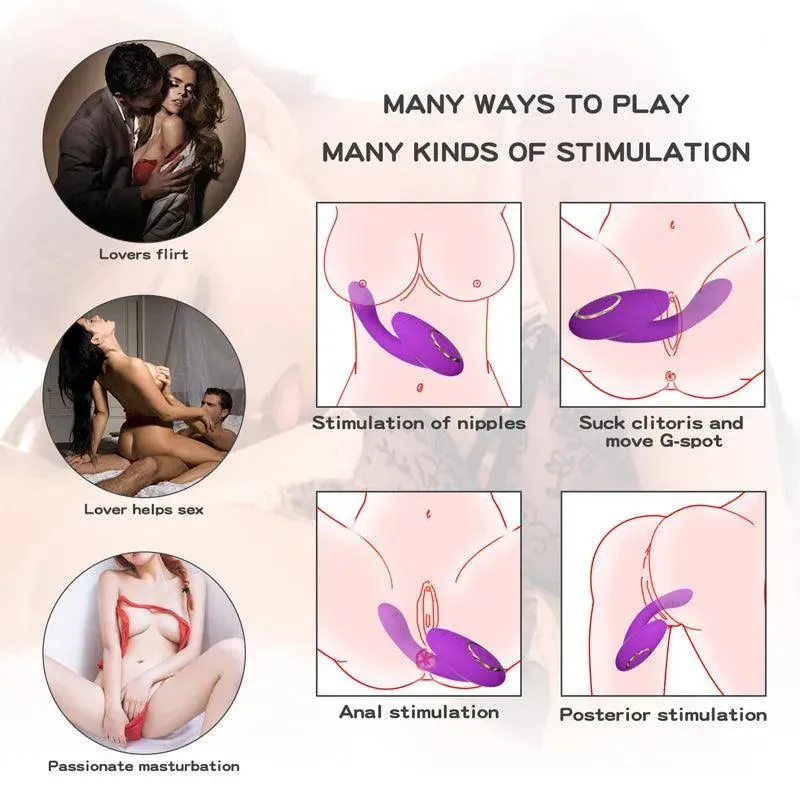 2 in 1 Sucking G Spot Vibrator for Women