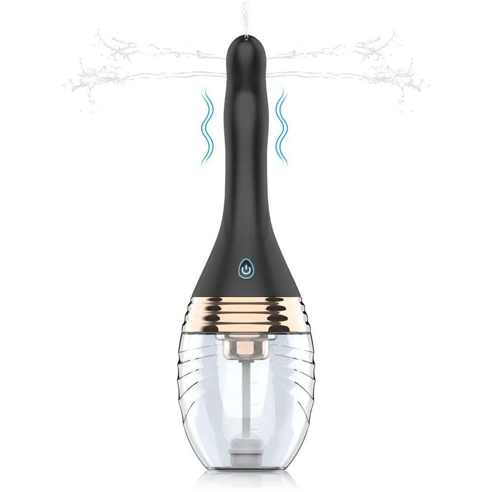 3 Speeds Vibrating Automatic Anal Cleaner Enema Cleaning Container