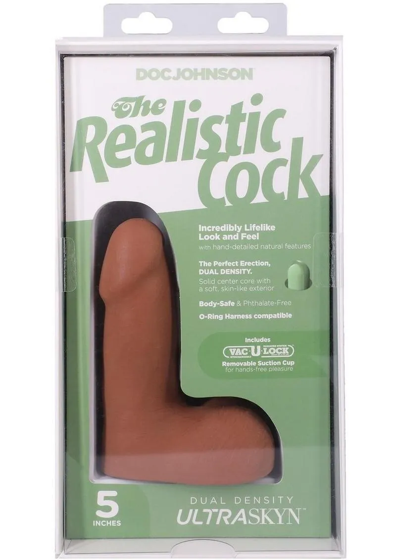5 Inch Realistic Cock with Balls Ultraskyn Dildo
