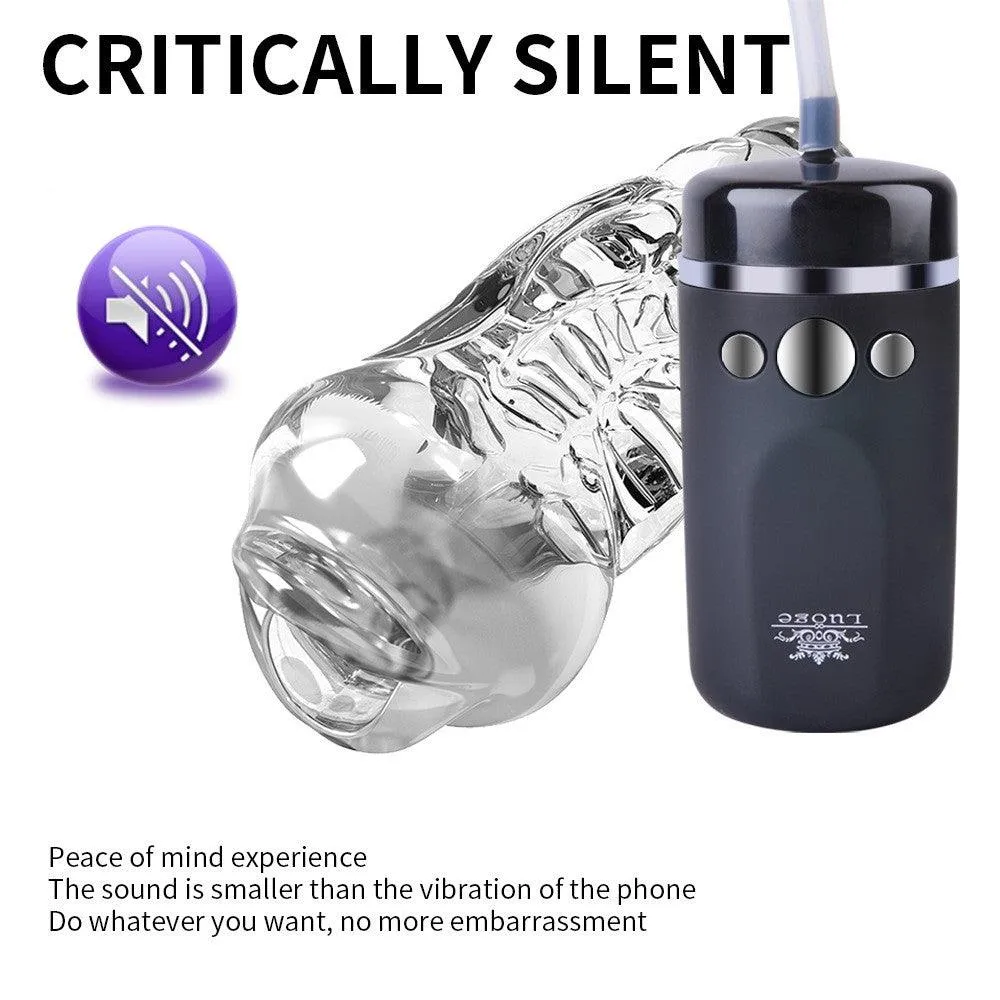 5D Vagina Suction Vibration Electric Blowjob Masturbator Cup