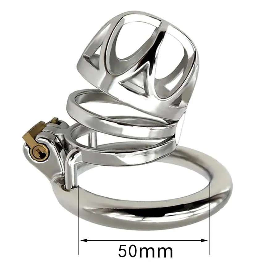 60mm Length Steel Male Dick Cage