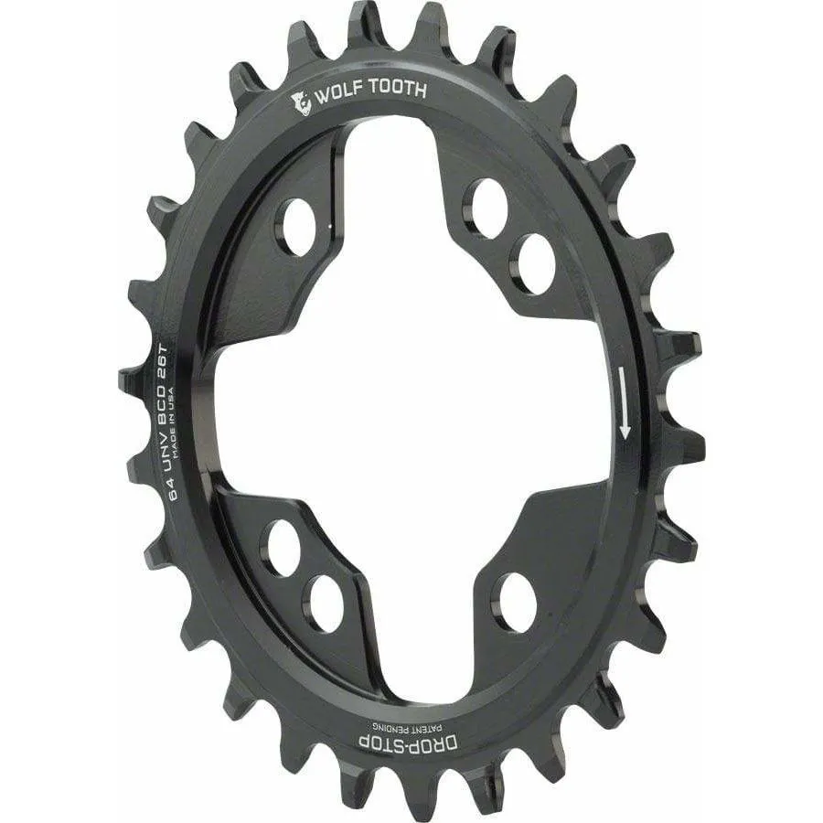 64 BCD Chainring, Universal Mount, Drop-Stop