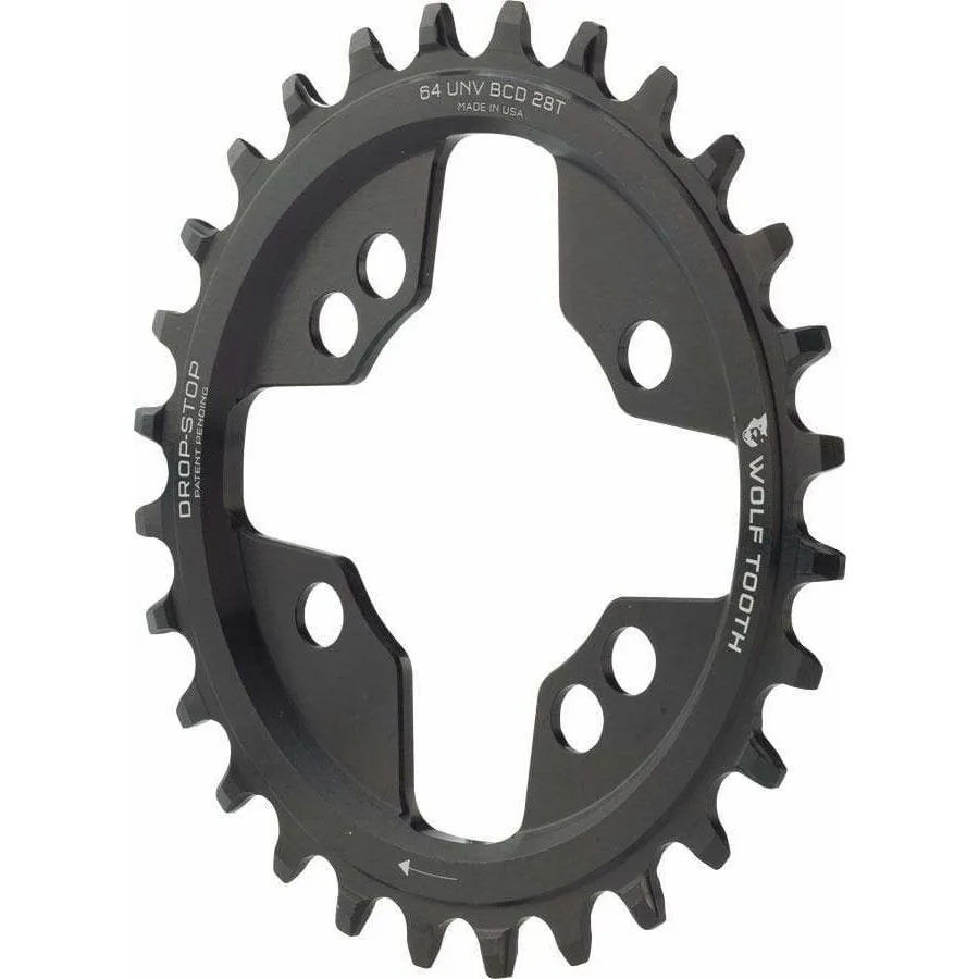 64 BCD Chainring, Universal Mount, Drop-Stop