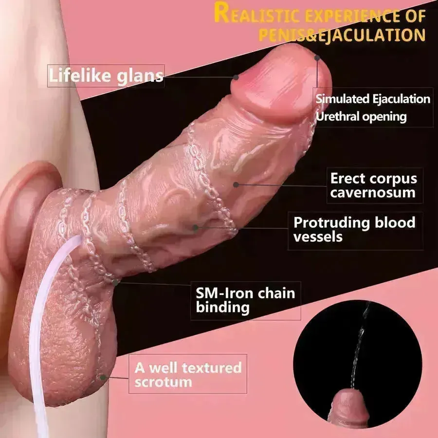7 Inches Realistic Squirt Dildo