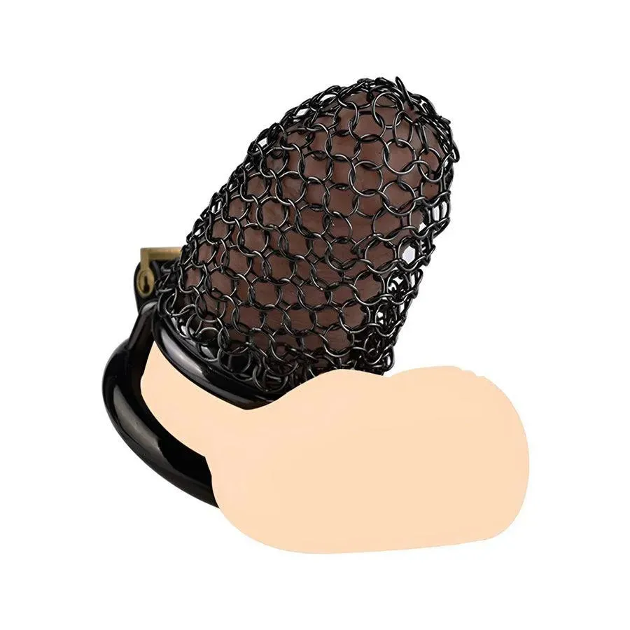 70mm Metal Mesh Male Chastity Cage