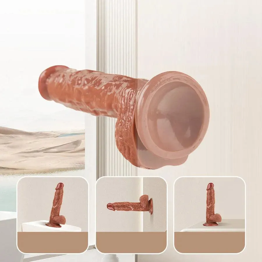 8 Inches Realistic Squirting Dildo Toy