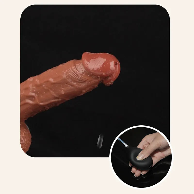 8 Inches Realistic Squirting Dildo Toy