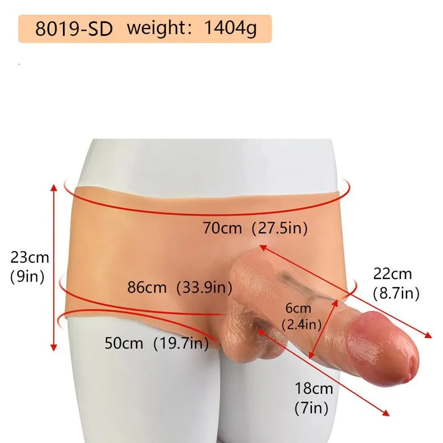 8.7 Inches Wearable Realistic Strap On Dildo