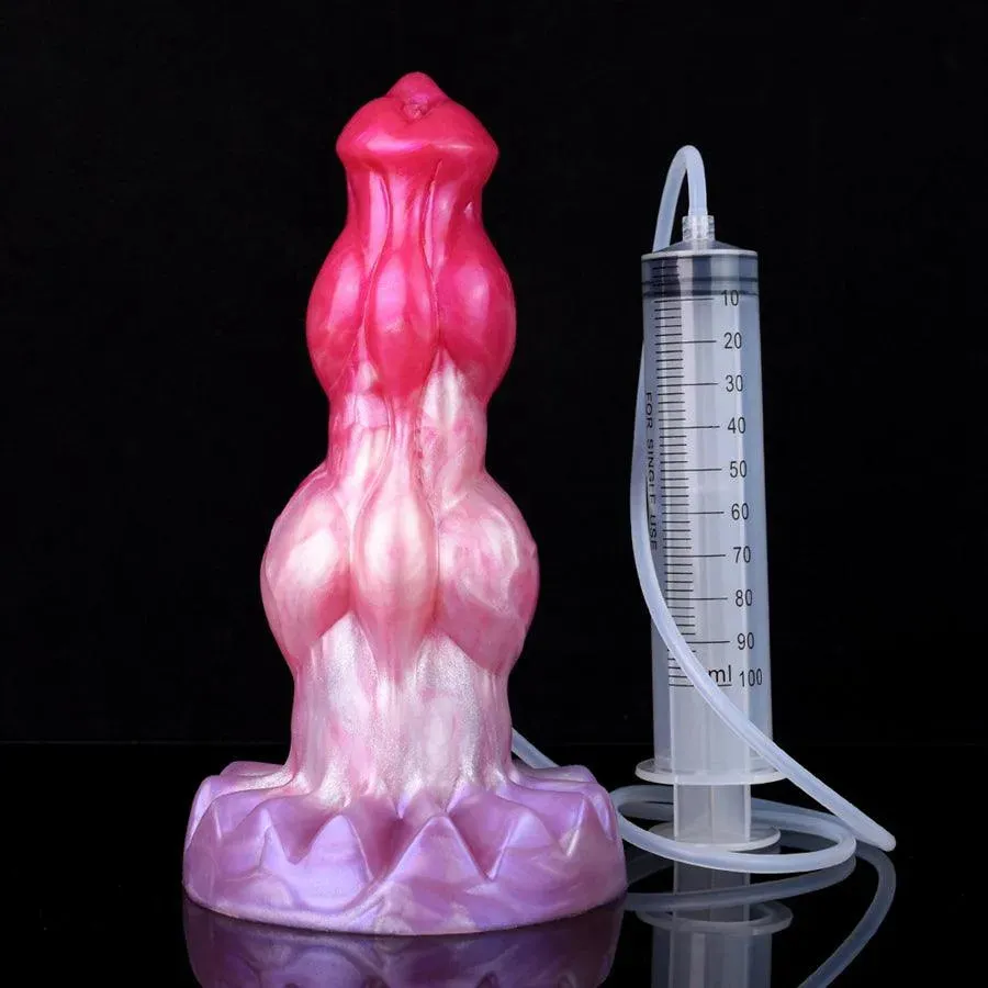 9 Inches Silicone Cumming Dildo for Women