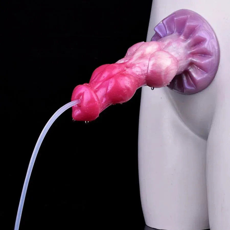 9 Inches Silicone Cumming Dildo for Women