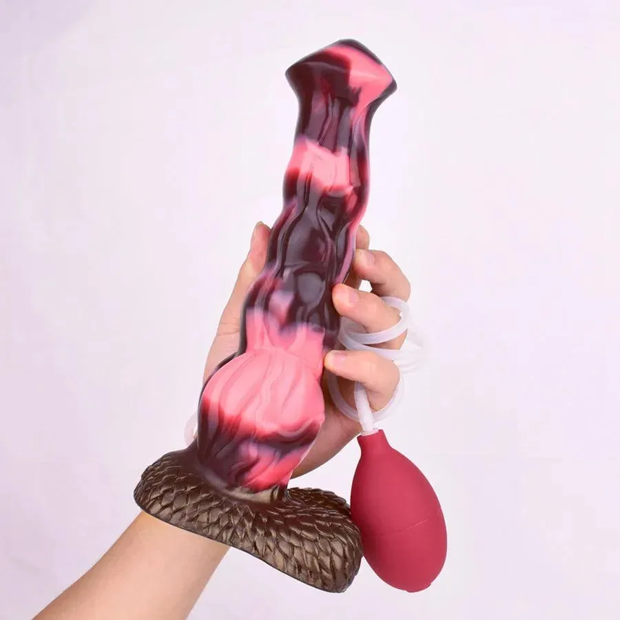 9 Inches Silicone Realistic Horse Ejaculating Dildo