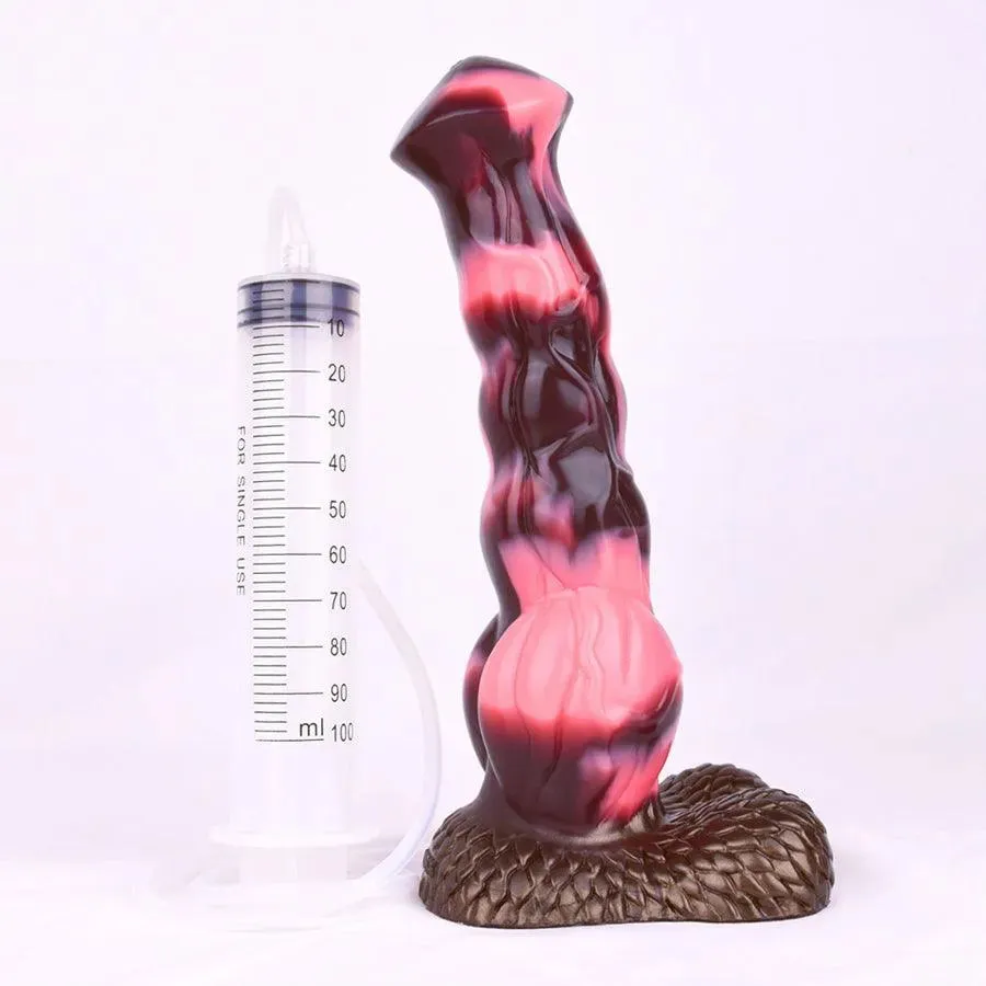 9 Inches Silicone Realistic Horse Ejaculating Dildo