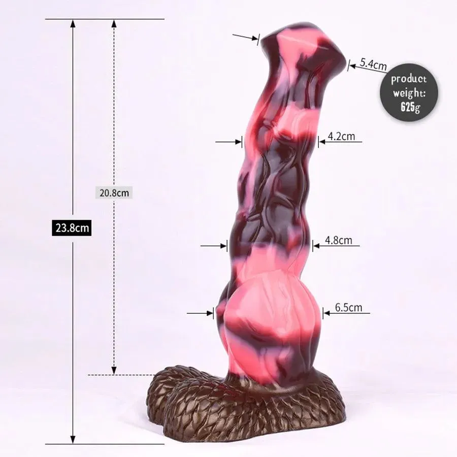 9 Inches Silicone Realistic Horse Ejaculating Dildo