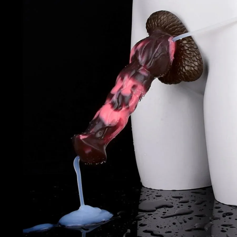 9 Inches Silicone Realistic Horse Ejaculating Dildo