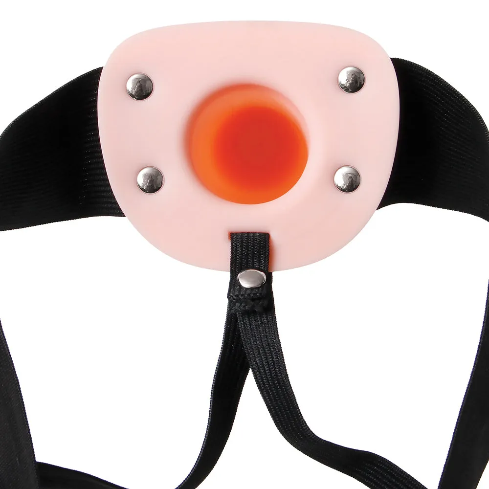 Adam & Eve Adam's FlexSkin Hollow 2" Extension Strap-On
