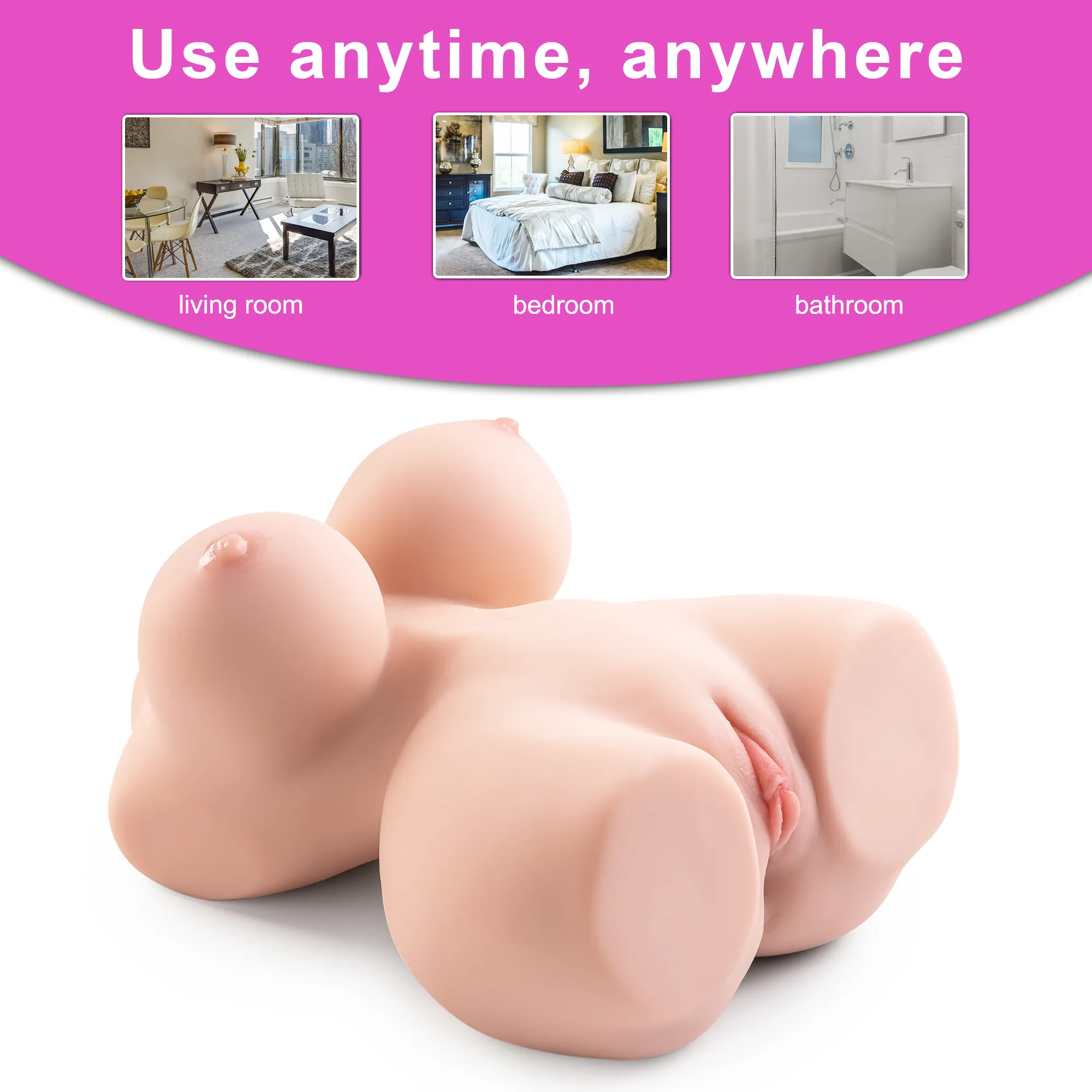 Aiko - 13.2LB Sex Doll with Dual Channel Design