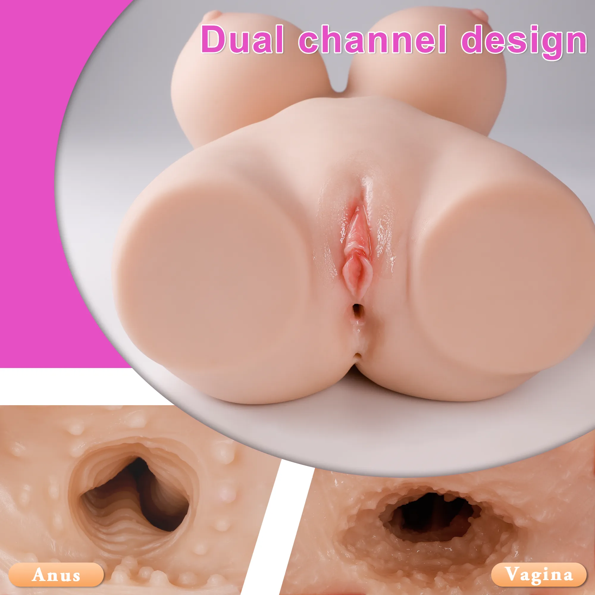 Aiko - 13.2LB Sex Doll with Dual Channel Design