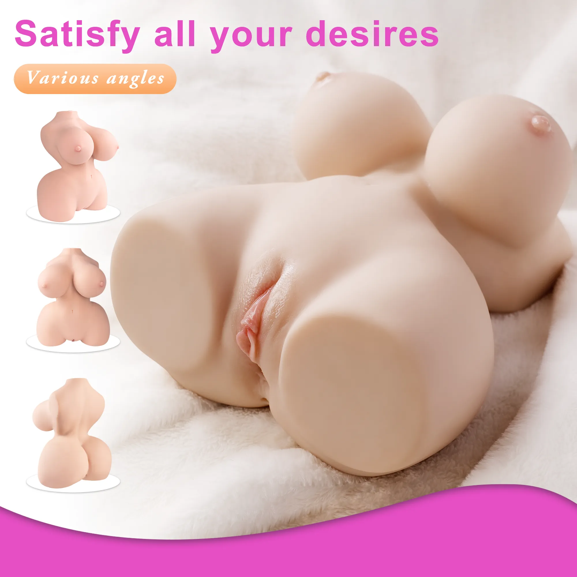 Aiko - 13.2LB Sex Doll with Dual Channel Design