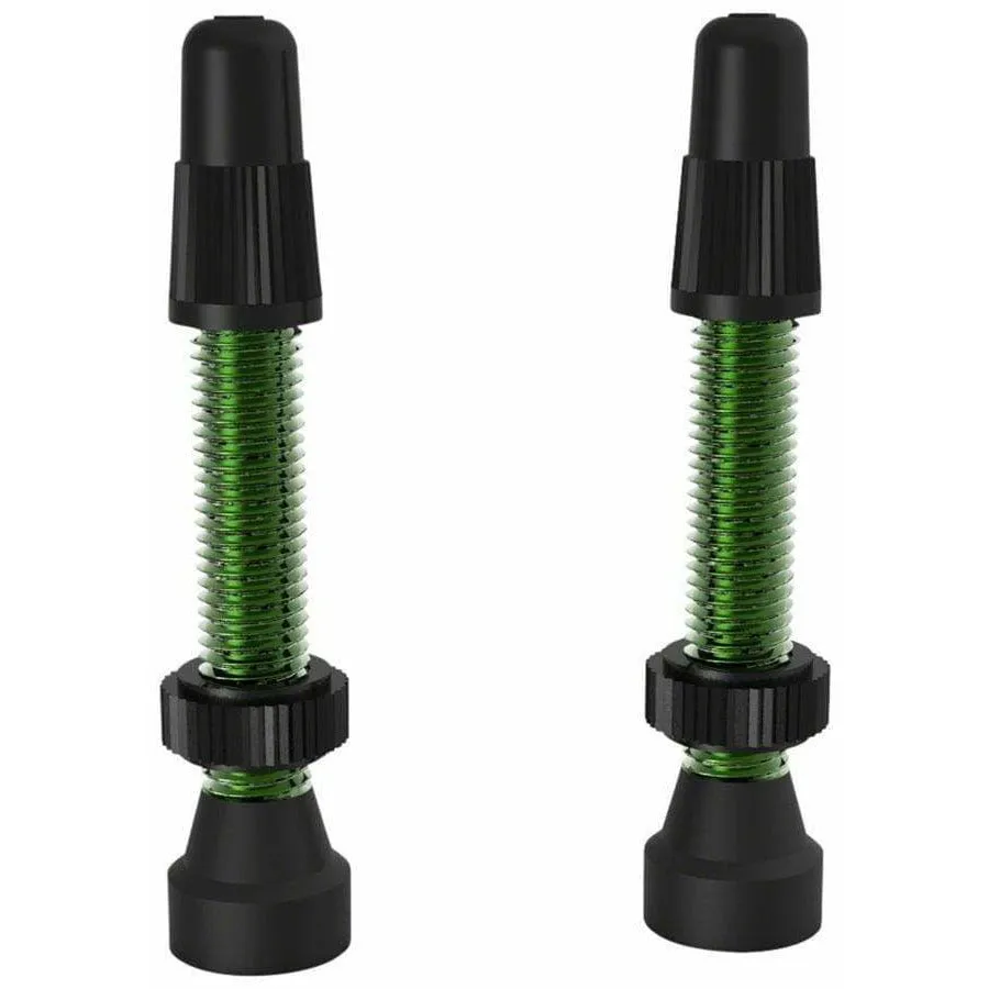 Aluminum TCS Tubeless Bike Valves: 46mm