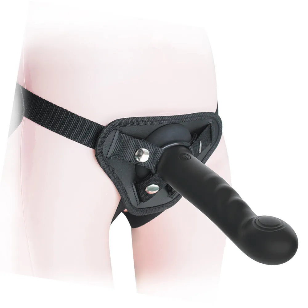 Aphrodisia Duo Pulse Thumping Dildo With Strap-On Harness