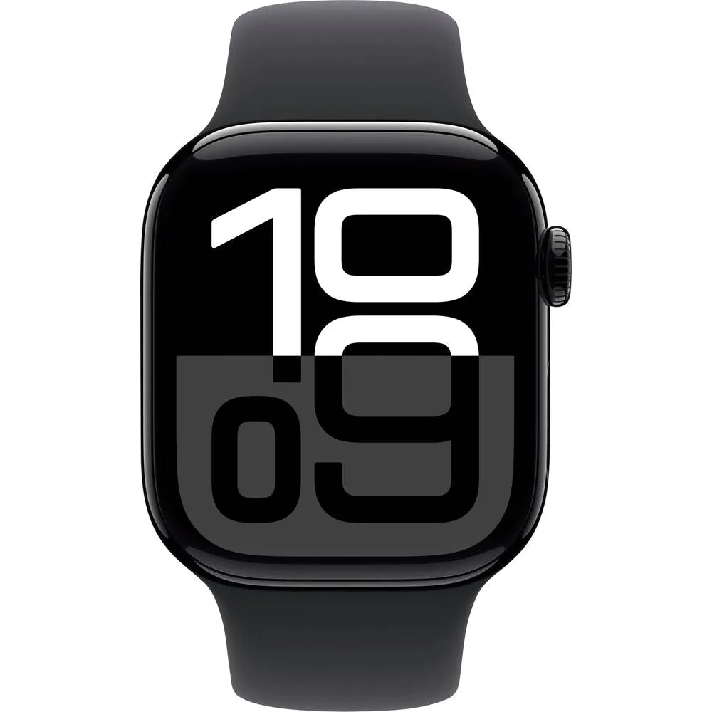 Apple Watch Gen 10 Series 10 Cell 42mm Jet Black Aluminum - Jet Black Sport Band MWX73LW/A