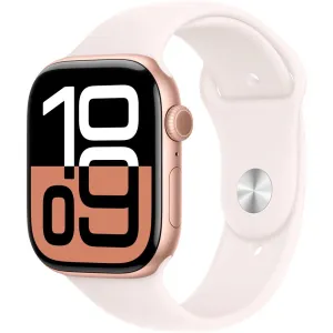Apple Watch Gen 10 Series 10 Cell 46mm Rose Gold Aluminum - Light Blush Sport Band MWY73LW/A