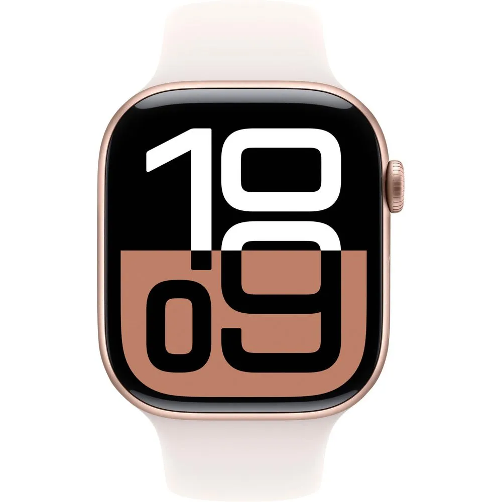 Apple Watch Gen 10 Series 10 Cell 46mm Rose Gold Aluminum - Light Blush Sport Band MWY73LW/A