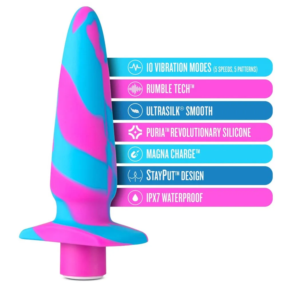 Avant Vibrotize Rechargeable 10-Mode Vibrating Silicone Anal Plug