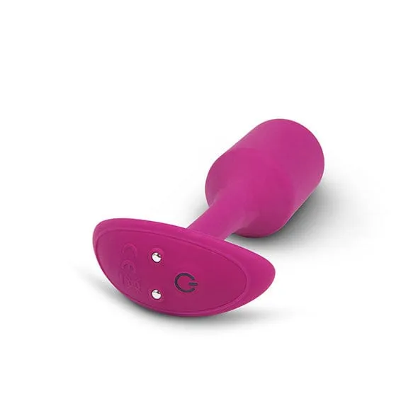 B-Vibe - Vibrating Silicone Weighted Snug Anal Plug M 112 g (Rose)