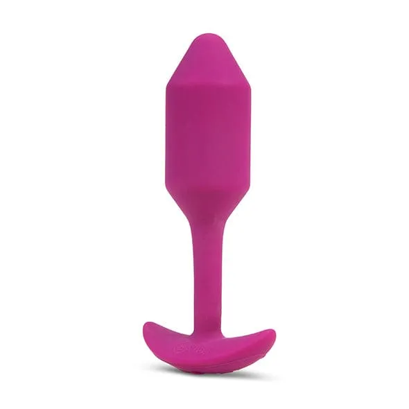 B-Vibe - Vibrating Silicone Weighted Snug Anal Plug M 112 g (Rose)