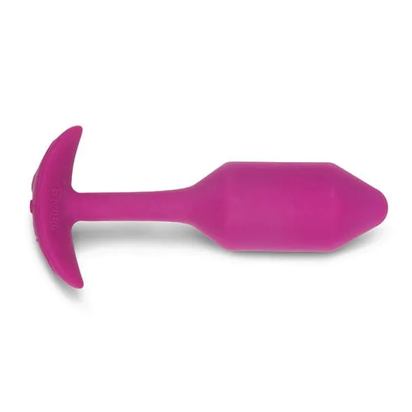 B-Vibe - Vibrating Silicone Weighted Snug Anal Plug M 112 g (Rose)