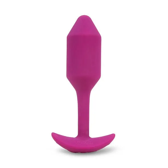 B-Vibe - Vibrating Silicone Weighted Snug Anal Plug M 112 g (Rose)