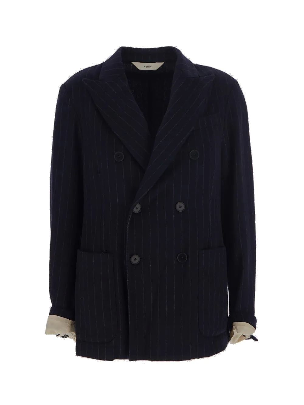 Barena Double-Breasted Striped Blazer