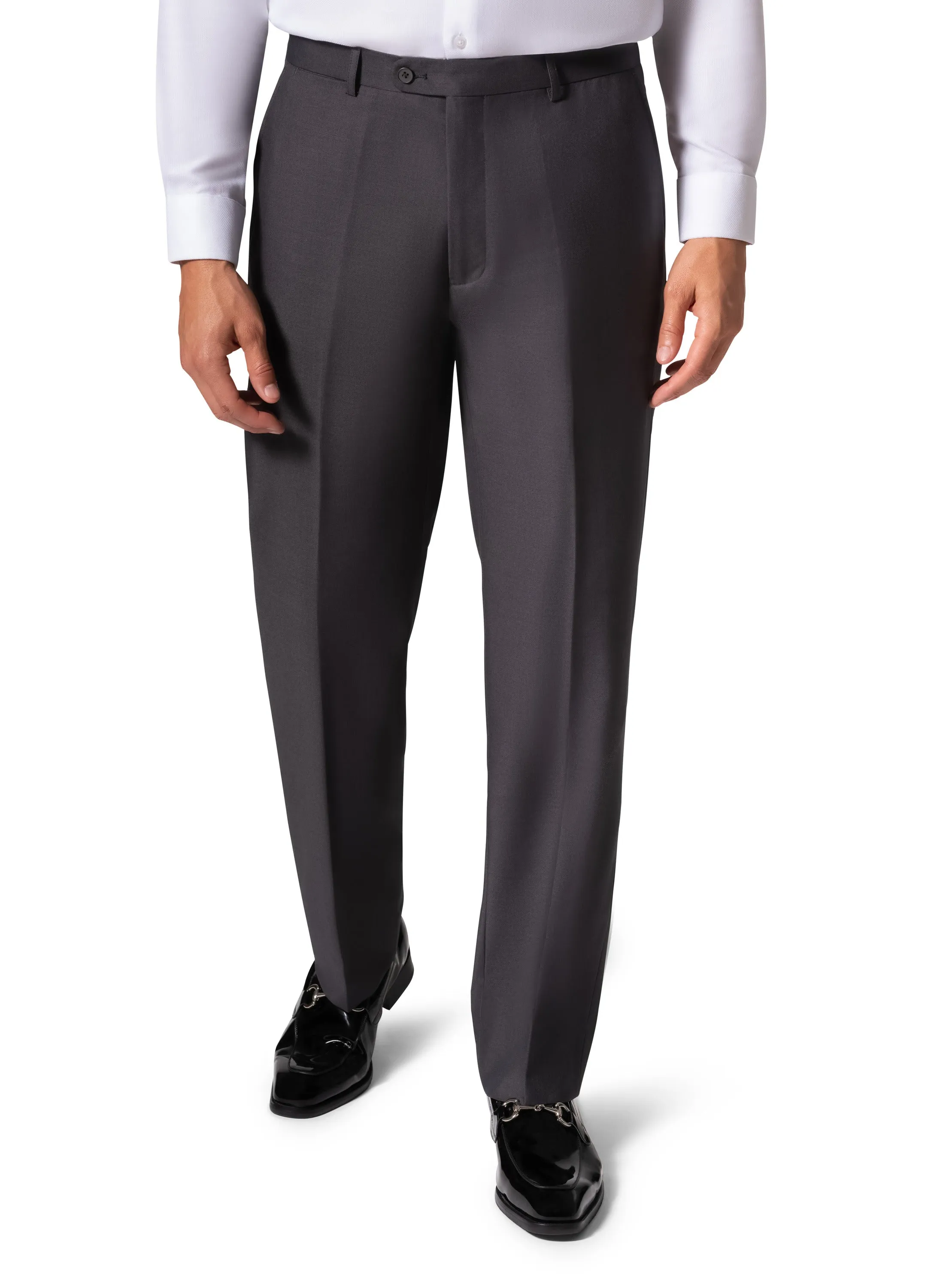Bergamo Orange A6732 D/B Modern Fit Suit - Charcoal