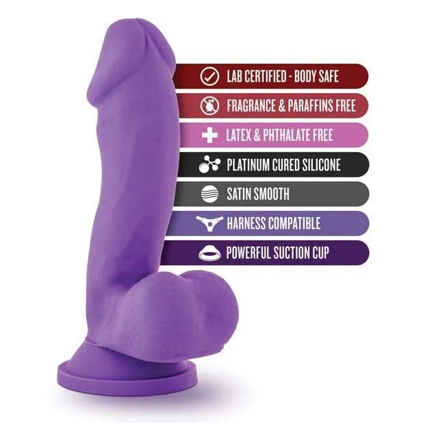 Blush Novelties - Ruse Juicy Pleasure Dildo 7" (Purple)