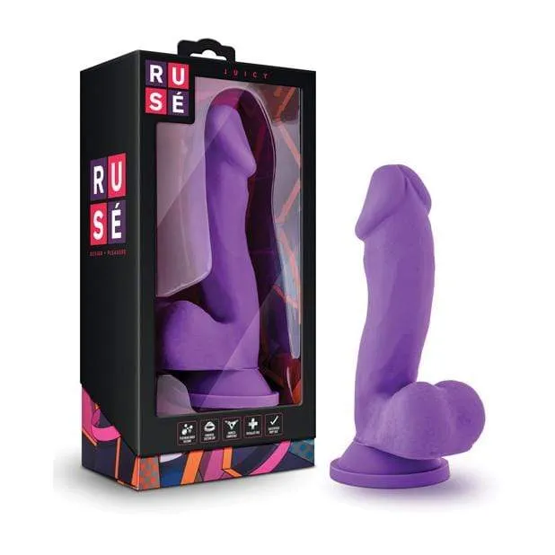 Blush Novelties - Ruse Juicy Pleasure Dildo 7" (Purple)