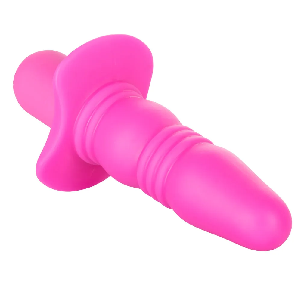 Booty Call Booty Buzz Ribbed Vibrating Anal Probe