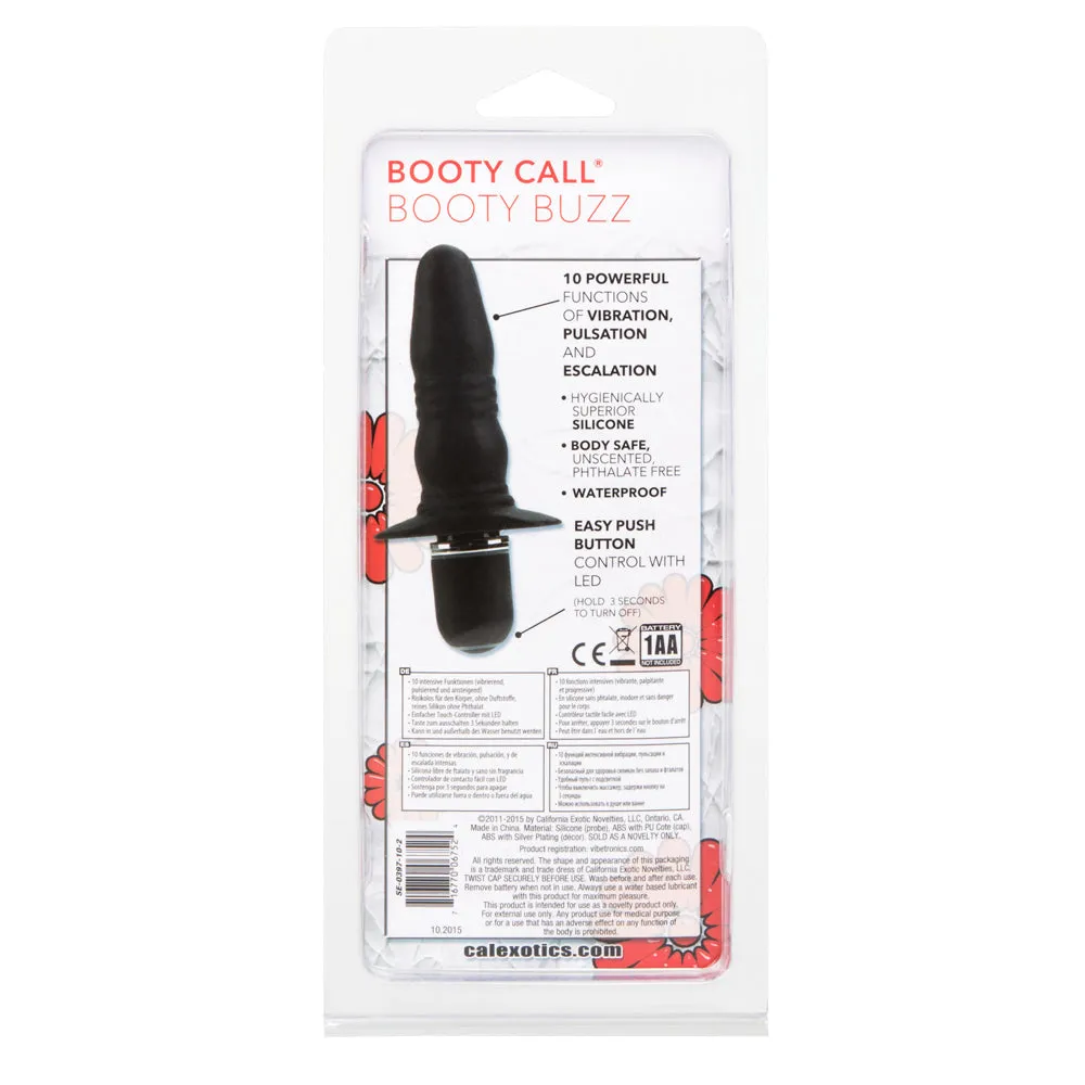 Booty Call Booty Buzz Ribbed Vibrating Anal Probe