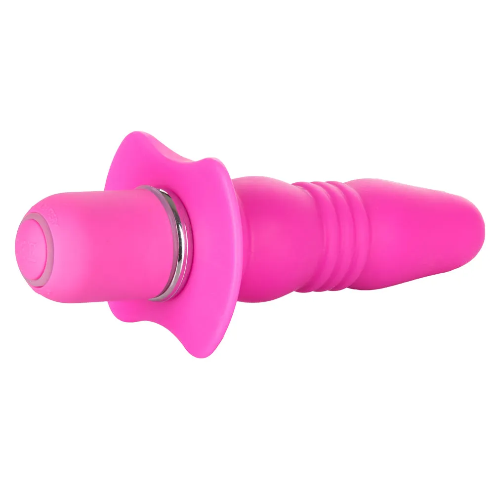 Booty Call Booty Buzz Ribbed Vibrating Anal Probe