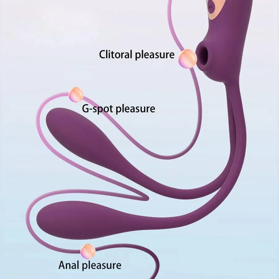 Bunny Ear Multiple Sexual Pleasure Vibrator for Women