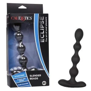 California Exotics - Eclipse Vibrating Slender Anal Beads (Black)