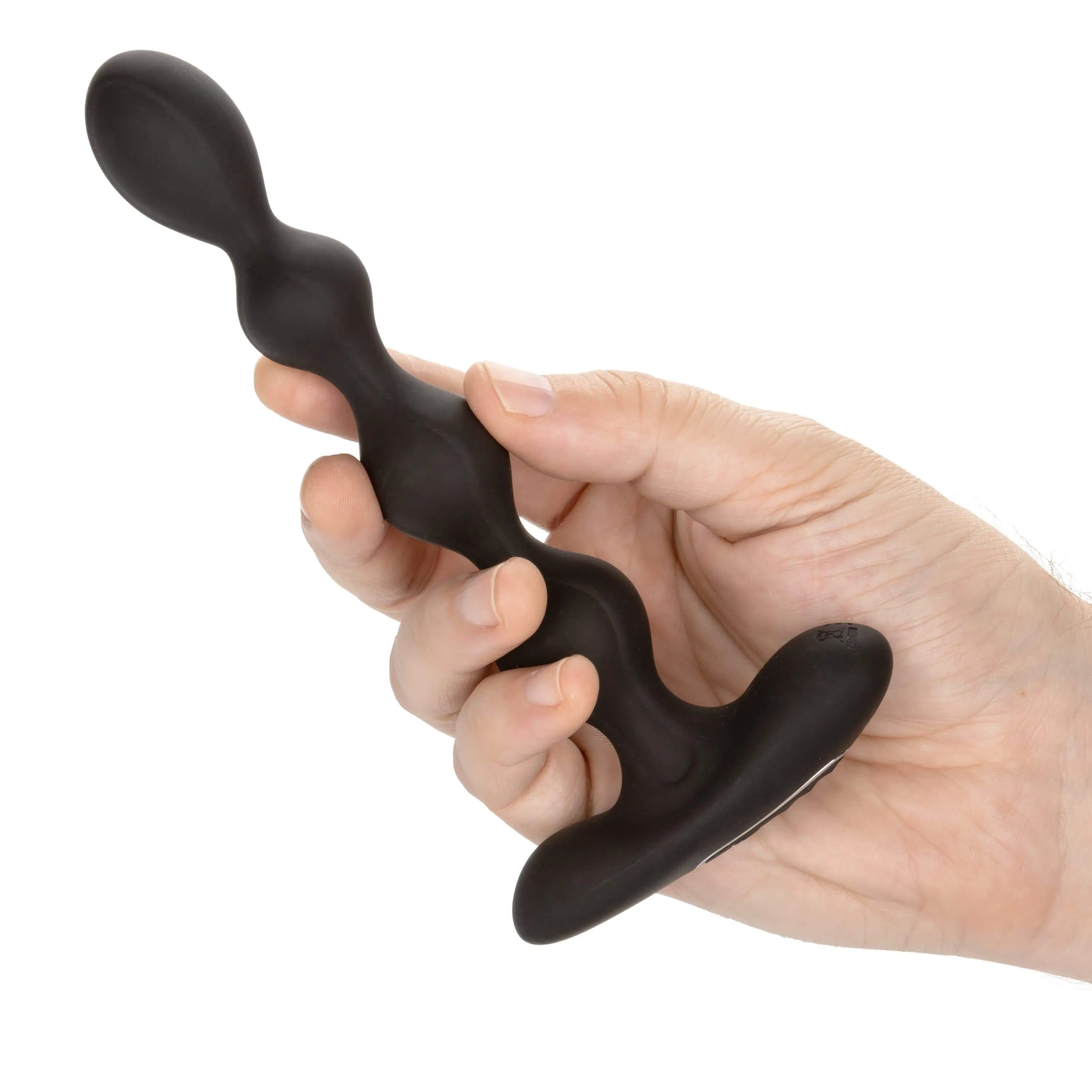 California Exotics - Eclipse Vibrating Slender Anal Beads (Black)