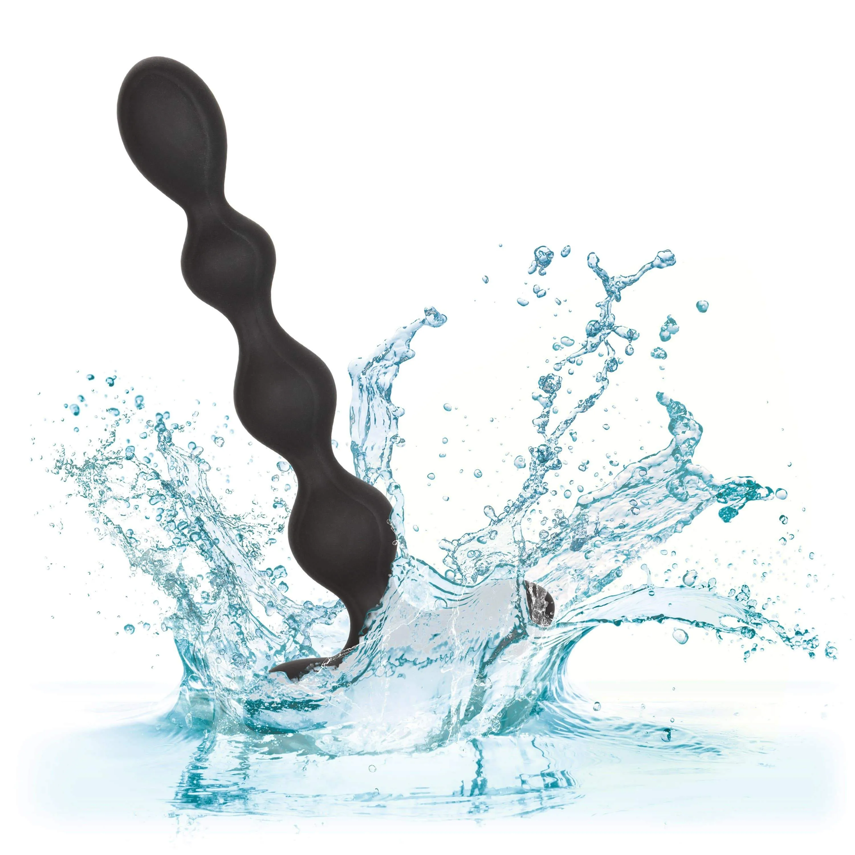 California Exotics - Eclipse Vibrating Slender Anal Beads (Black)